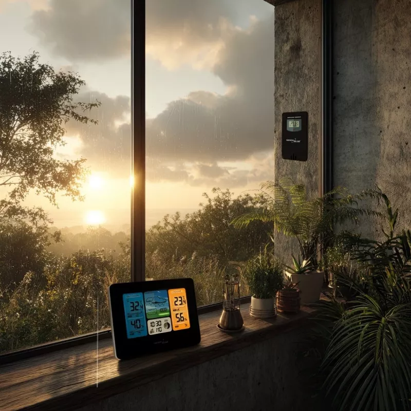 Greenblue 46003 Melns LCD bateriju Wi-Fi
