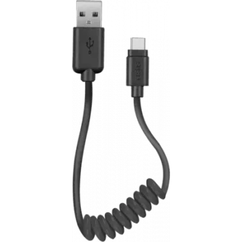 SBS TECABLETYPCSK - USB kabelis - USB (M) uz 24 kontaktu USB-C (M) - 50 cm - satīts (TECABLETYPCSK)