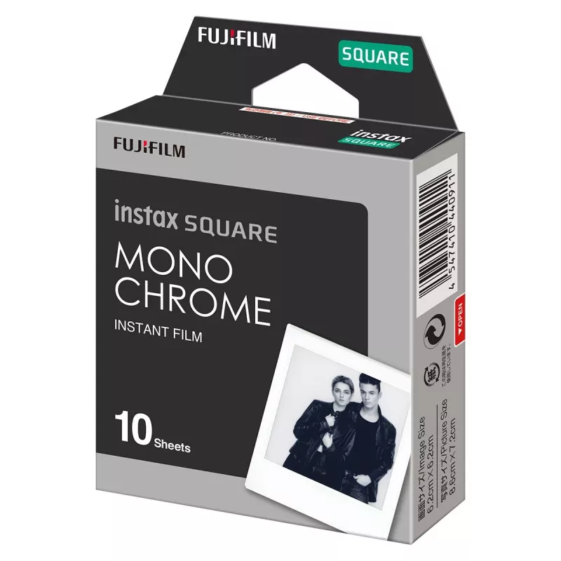 Momentuzņēmumu Filma Fujifilm Instax Square 10 Blatt Monochrome