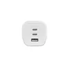 Dicota Barošanas bloks - kompakts, GaN - 65 W - 5 A - PD 3.0 - 3 izejas porti (2 x USB-C, USB)