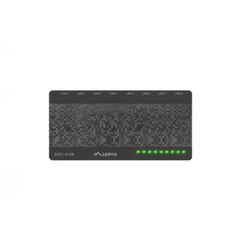 LANBERG DSP1-0108 Lanberg Switch DSP1-0108 8 portu 100 MB/s galddators