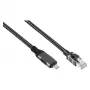 Good Connections Ethernet-kabelis USB-C RJ45, antracīta, 5,0 m