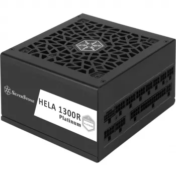 SST-HA1300R-PM 1300W, datora barošanas bloks melns, 9x PCIe, kabeļu pārvaldība, 1300 W