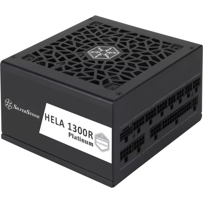 SST-HA1300R-PM 1300W, datora barošanas bloks melns, 9x PCIe, kabeļu pārvaldība, 1300 W