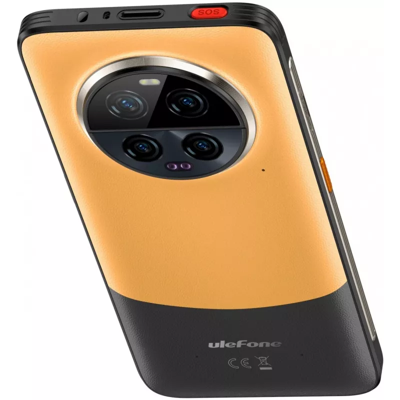 Rugged viedtālrunis UleFone Armor 23 Ultra 5G — 12 GB RAM, 512 GB atmiņa, oranžā krāsā