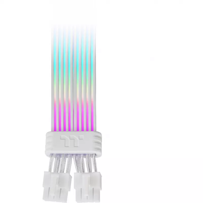 Strāvas plakanā kabeļa THERMALTAKE AC-082-CN6NAN-A1, CPU 2x8Pin mātīte–mātīte, 0,272 m
