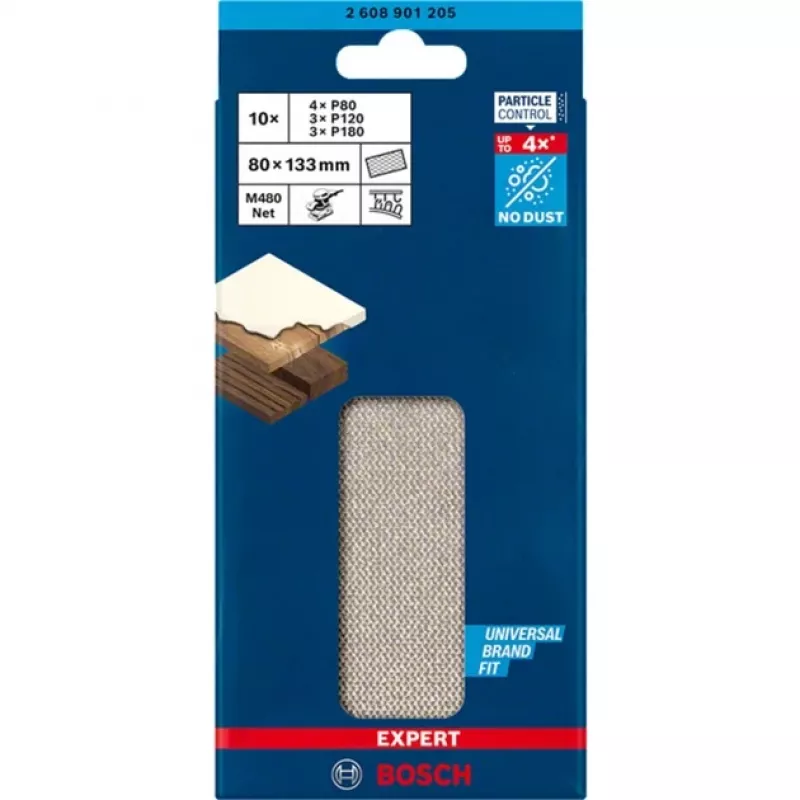 Bosch M480 krāsu, koka slīpēšanas loksne