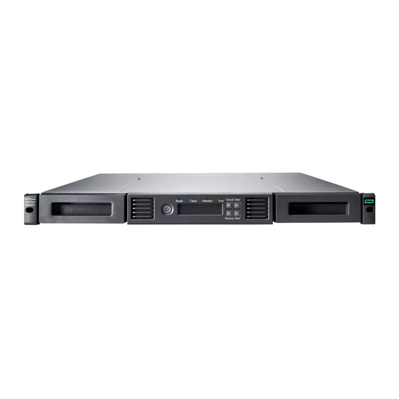 Lentes automātiskais ielādētājs HP Enterprise HPE Storage MSL 1/8 Gen3 0-drive, FC saskarne, LTO, 360 TB (saspiesta), 300 MB/s