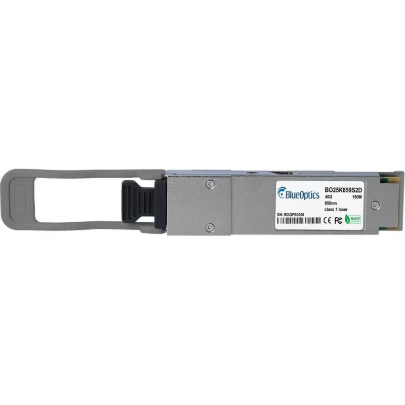 BlueOptics QSFP uztvērējs ATYW-BO, 40GBASE-SR2-BIDI, LC-Duplex, Daudzmodu 832–918 nm, 0–70°C