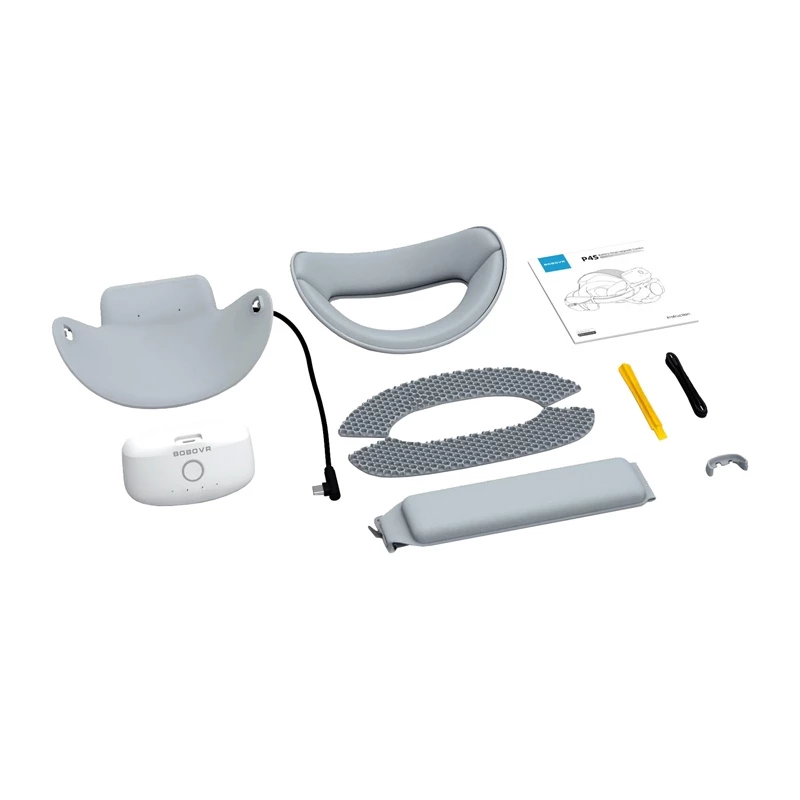 Baterijas atvieglojuma siksna BOBOVR P4S priekš Pico 4 Ultra — ergonomiski regulējama atbalsta siksna