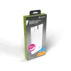 Power bank EnerGo 10000mAh balts-melns