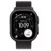Viedpulkstenis Apple Watch Ultra 3 GPS + Cellular 49mm Melns Titāna Korpuss ar Melnu Titāna Milānas Cilpu Vidējs