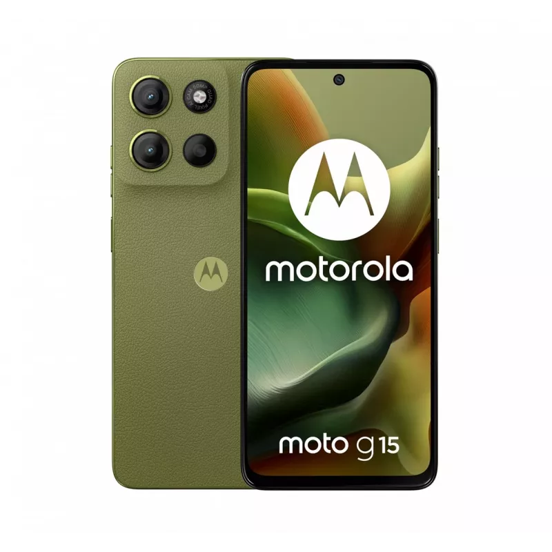 Motorola moto g15 17.1 cm (6.72 inch) Dual SIM Android 15 4G USB Type-C 8 GB 128 GB 5200 mAh Zaļa