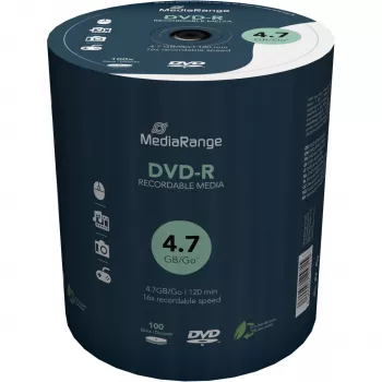 MediaRange MR442 tukši DVD 4,7 GB DVD-R 100 gab.
