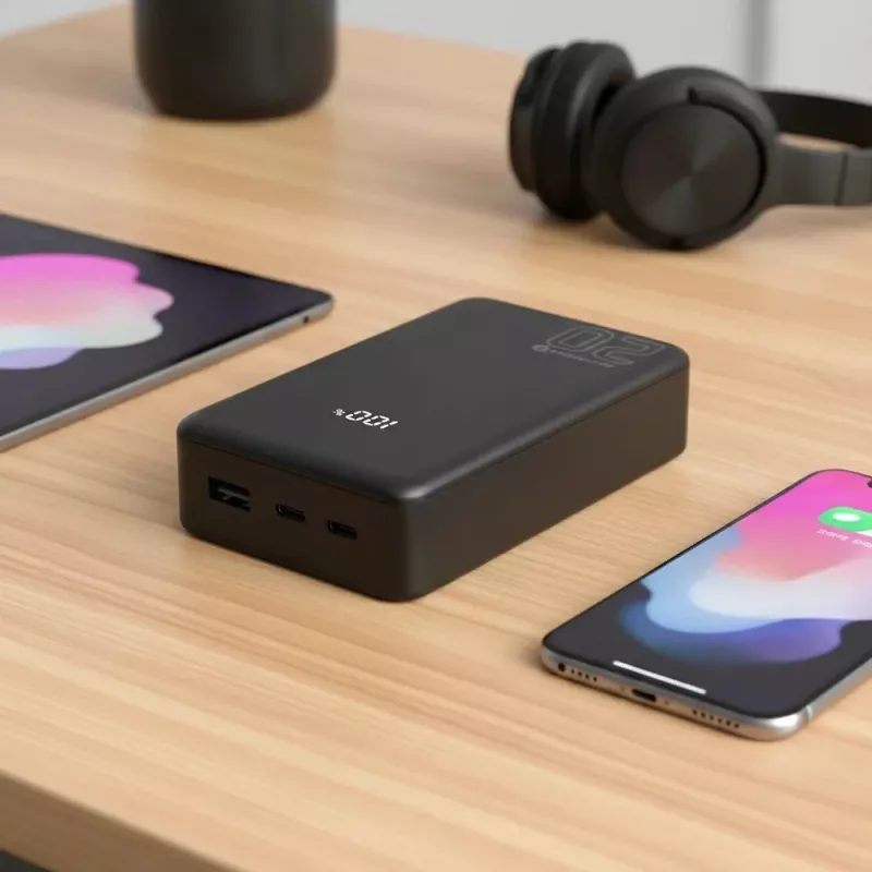 Ārējais akumulators everActive EB-22QB 20 000 mAh, 2× USB-C 20 W, Quick Charge 4.0