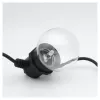 LED virtenes gaisma RealPower 463614 12 lampas silta balta 4.9 m ar baterijām (AA)