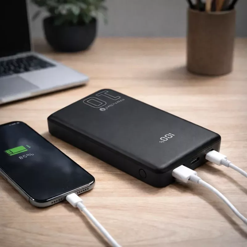 Pārnēsājams ārējais akumulators everActive EB-11QB 10 000 mAh, 2× USB-C 20 W (QC4.0)