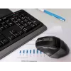 Bezvadu pele A4Tech FStyler 47478 2.4G Nano pelēka ergonomiska dizaina