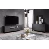 Cama Kumode 2D REJA grafīta pelēks glancēts/grafīta pelēks glancēts