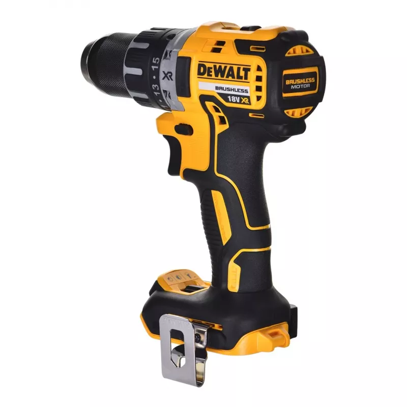 Bezvadu urbjmašīna DeWalt DCD791D2-QW, 18V Li-Ion, 2×2Ah akumulatori, bezatslēgas 13 mm patrona, 70 Nm, 1,5 kg