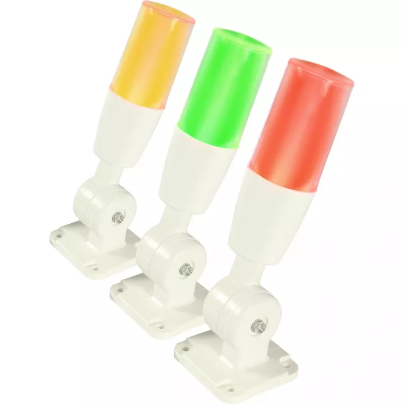 Signāllampa ALLNET ALL3042 Sarkana/Dzeltena/Zaļa ar zummeru, individuāla vadība