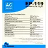 USB Wi‑Fi / Bluetooth adapteris INTER-TECH EP-119, Wi‑Fi 5 (802.11ac), divjoslu 600 Mbit/s