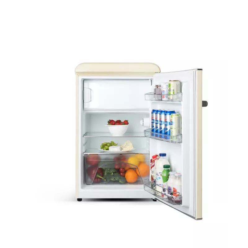 ETA | Ledusskapis | ETA253590040E Storio retro | Energoefektivitātes klase E | Brīvi stāvošs | Pārtikas ledusskapis | Augstums 90 cm | Ledusskapja neto tilpums 92 l | Saldētavas neto tilpums 18 l | 38 dB |