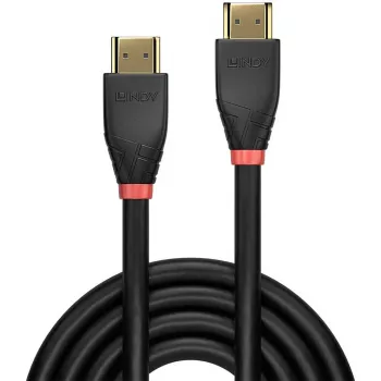 Lindy 7.5m Active HDMI 4K60 kabelis, 7,5 m, HDMI Type A (Standard), HDMI Type A (Standard), 18 Gbit/s, Audio Return Channel (ARC), Melns