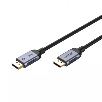 UNITEK C1626GY01-1M DisplayPort 2.1 Melns