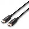 Lindy 15m Fibre Optic Hybrid HDMI 8K60 kabelis, 15 m, HDMI Type A (Standard), HDMI Type A (Standard), 48 Gbit/s, Melns
