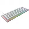 CHERRY K5V2 Compact klaviatūra spēlēm USB QWERTY angļu balta 67 taustiņi RGB LED