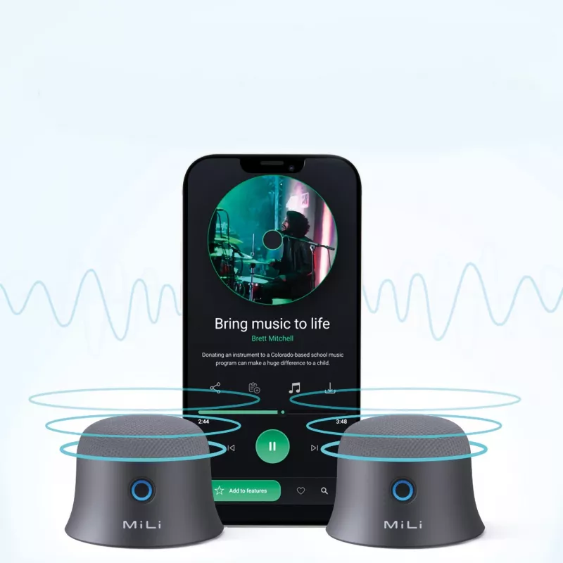 Portable Speaker Ultron Mag Soundmate Melns