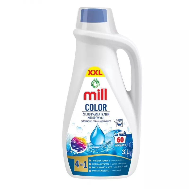 Mill Krāsu Mazgāšanas Želeja 3 L 60 mazgāšanas reizes
