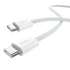 Baseus Superior USB-C uz USB-C datu kabelis 2 m 30 W Balts