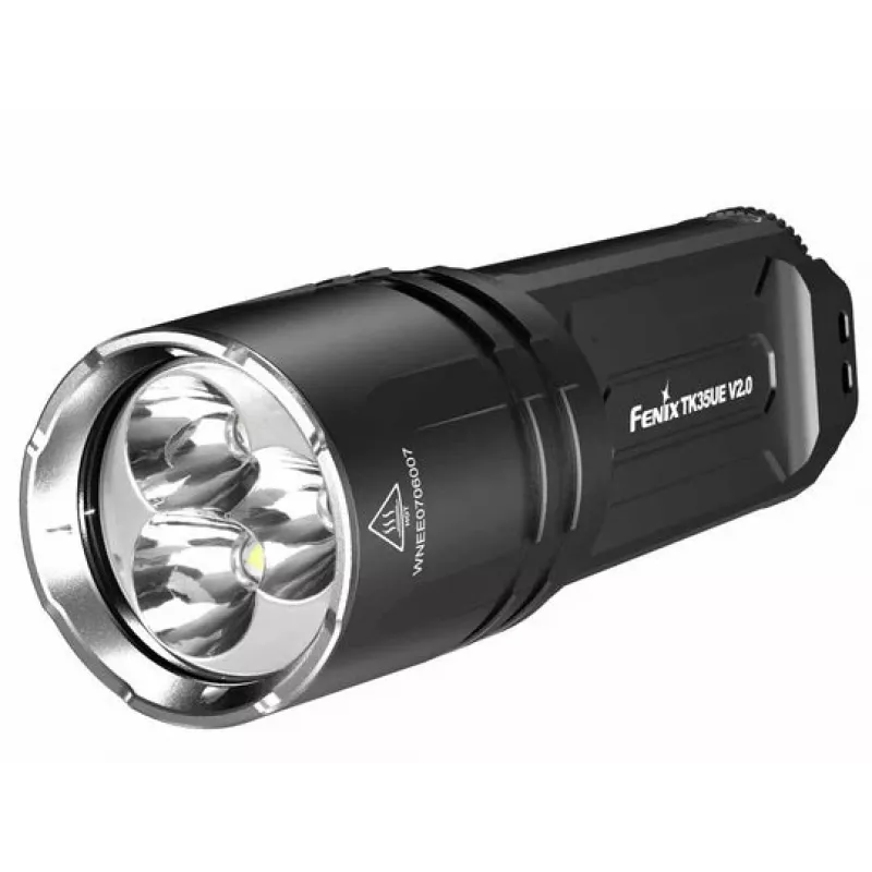 Fenix TK35UE V2.0 Melns rokas lukturītis ar LED