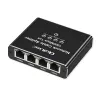Ethernet mini slēdzis QOLTEC 52293 1x4 RJ45, 1-ieeja 4-izejas nepārvaldāms tīkla sadalītājs
