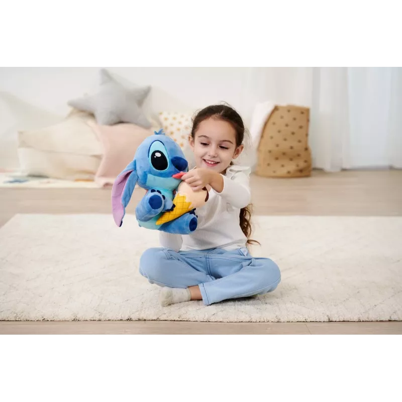 Plīša rotaļlieta SIMBA Mascot Stitch Ice Cream 25 cm, oriģināla mīksta tēla figūra