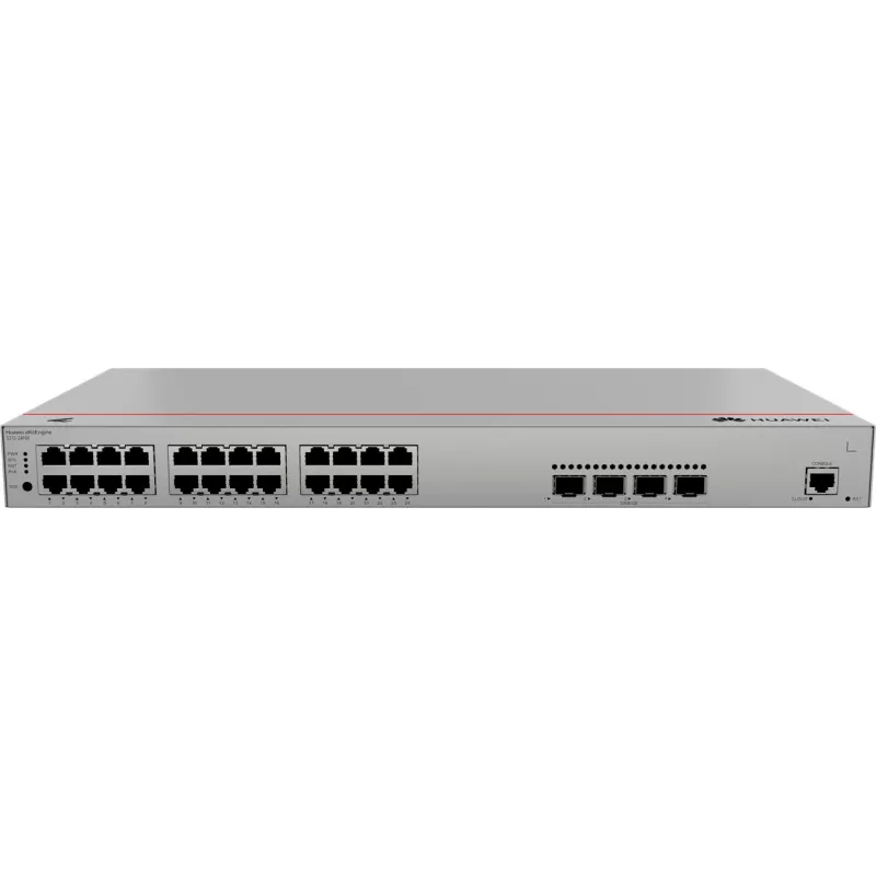 Huawei S310-24P4X Gigabit PoE viedais slēdzis, 4x SFP+ 24x PoE, 4x SFP+, montējams statnē