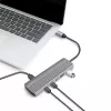 Īpaši plāns USB 3.2 centrmezgls 2xUSB-A, 8xUSB-C, PD, 100W