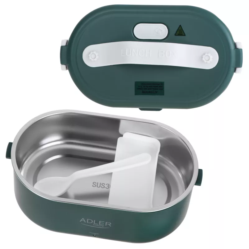 Adler | Sildāmais trauks ēdienam | AD 4505g | Tilpums 0,8 L | Materiāls Nerūsējošais tērauds/Plastmasa | Zaļš