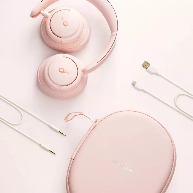 Soundcore by Anker Life Q30 hibrīda aktīvās trokšņu slāpēšanas austiņas ar vairākiem režīmiem, Hi-Res skaņu, 40 h darbības laiku, skaidriem zvaniem, ātro uzlādi