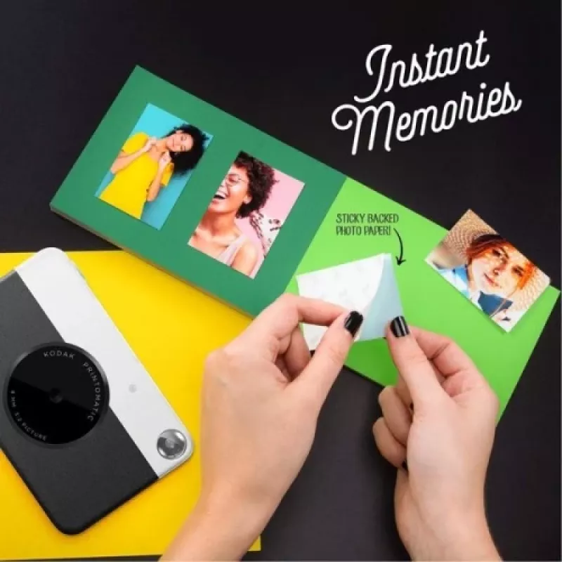 Kodak PRINTOMATIC momentānā drukas kamera, 2x3'', melna