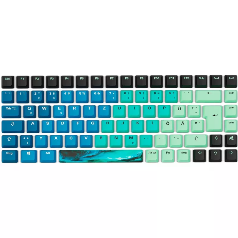 Sharkoon SKILLER SGK50 S3 Design Bundle D4 taustiņu vāciņu un peļu paliktņa komplekts