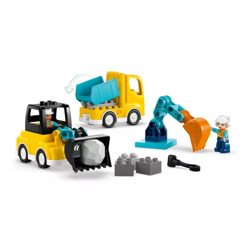LEGO DUPLO 10475 3-in-1 Celtniecības transportlīdzekļi