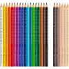 Faber-Castell 112819 Grip Skin Tones krāsainie zīmuļi, 18+6