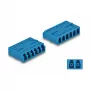 DeLOCK Optiskās šķiedras savienotājs HD LC Hexaplex sievišķais uz LC Hexaplex sievišķais zils
