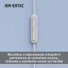 Sony IER-EX15C austiņas ar vadu Ievietojamās Zvani/Mūzika USB Type-C Melna