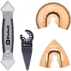 KWB Multi-Tool-Set Fliesen, 4-teilig, Schleifscheibe