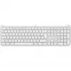 Logitech K950 Signature plāns tastatūra birojam, RF bezvadu + Bluetooth, QWERTY US International, balta