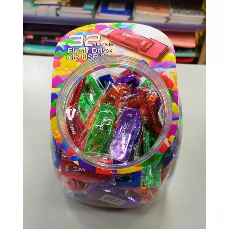 USB zibatmiņa Emtec 32 GB USB Type-A C410 Color Mix Candy Jar